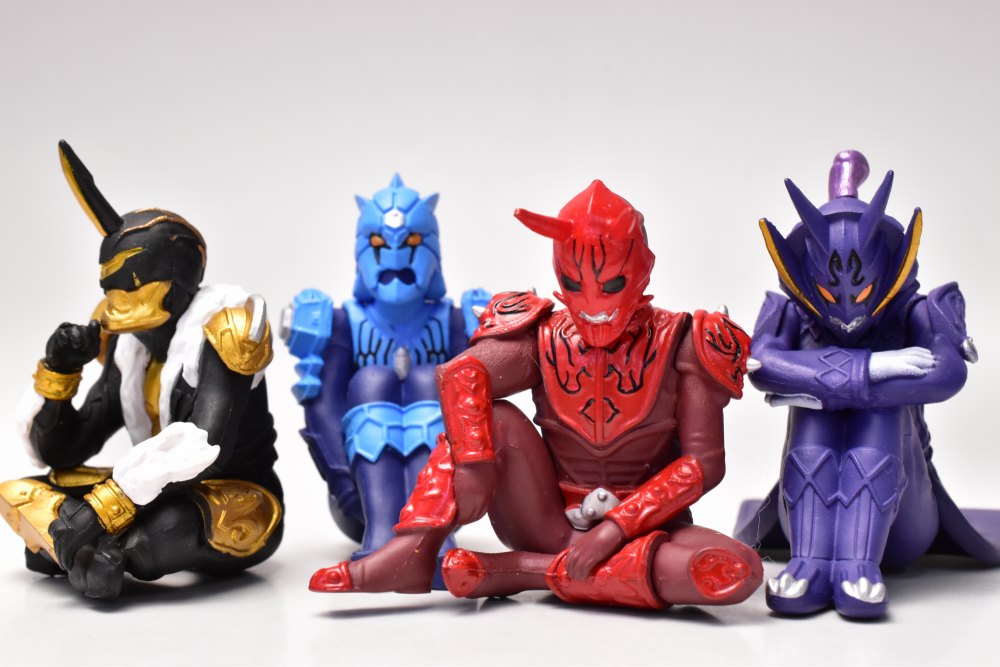 ☆美品☆新品✿ガチャ✿仮面ライダー 電王 イマジン まちぼうけ 8体