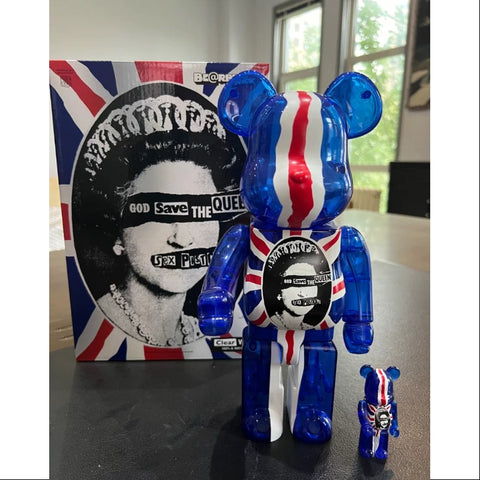 Bearbrick Sex Pistols God Save The Queen 400% & 100% Be@rbrick