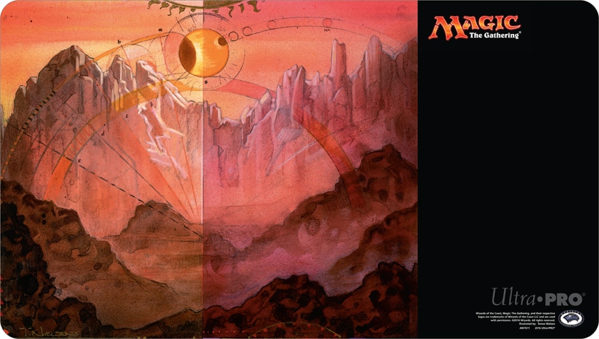 guru プレイマット 沼 グルランド mtg Terese Nielsen Guru Swamp