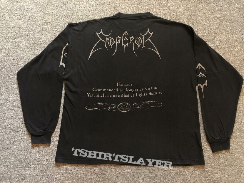 Emperor Reverence 1996 Shirt Longsleeve Long Sleeve Tee Size XL