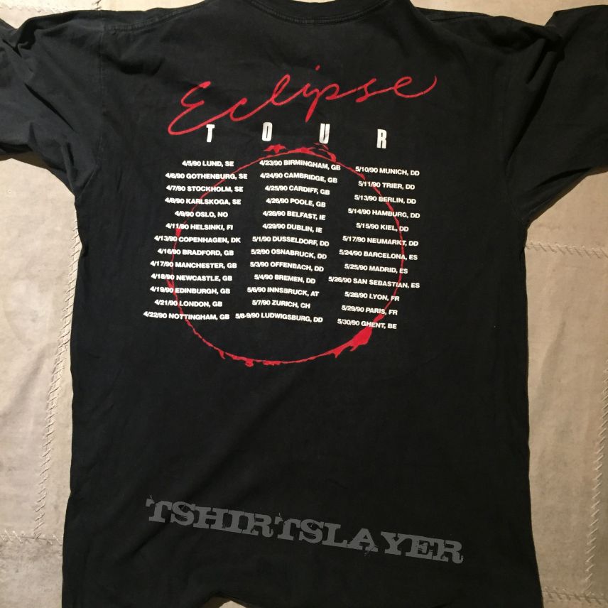90年 YNGWIE MALMSTEEN ECLIPSEツアーTシャツ 90年 YNGWIE MALMSTEEN