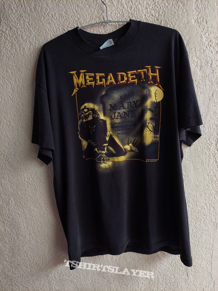 Megadeth Mary Jane 1988 | TShirtSlayer TShirt and BattleJacket Gallery