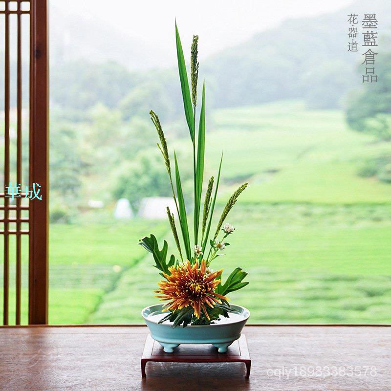 水仙鉢 禅意生け花器 水培陶磁 華道磁器 置物 水仙鉢 禅意生け花器 水