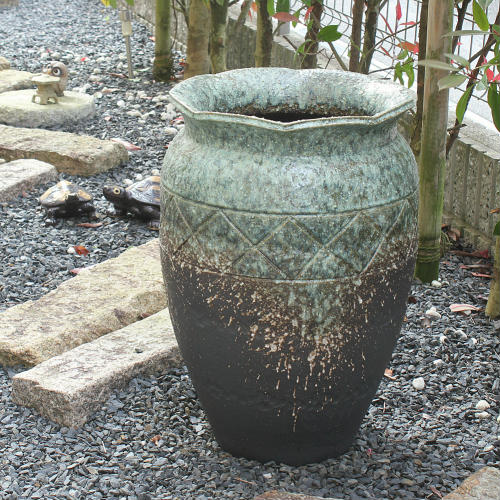 古信楽焼 踞壺 茶壺 窯変灰被り 【公式通販】