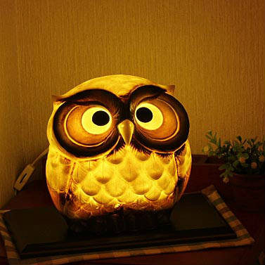 お値下げ❁信楽焼❁梟さんスタンドランプ❁ 【公式通販】