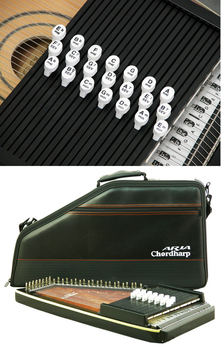 楽天市場】Aria ACH-210S (オートハープ・コードハープ)：Natural