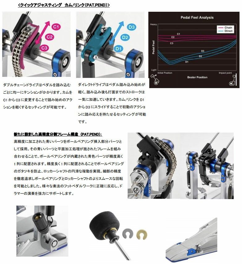 楽天市場】YAMAHA / FP9D ヤマハ シングルキックペダル ダイレクト