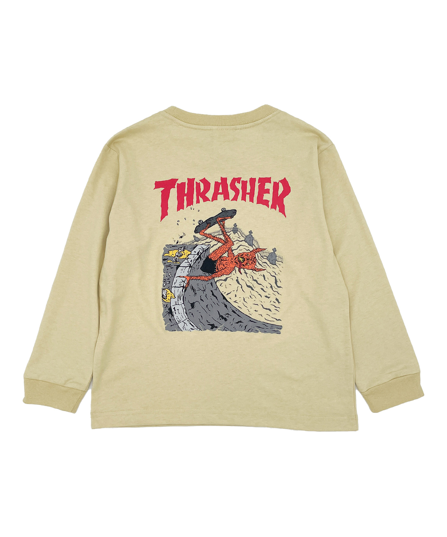 楽天市場】THRASHER スラッシャー 長袖 Tシャツ キッズ ロンT ロゴ