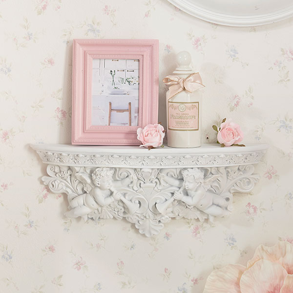 エンジェル❣️アンティーク風 コンソール❣️彫刻付き