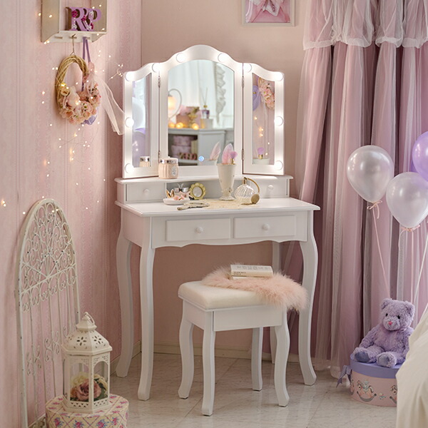 らんらん様 ドレッサー スツール らんらん様専用 3面鏡ドレッサー 椅子