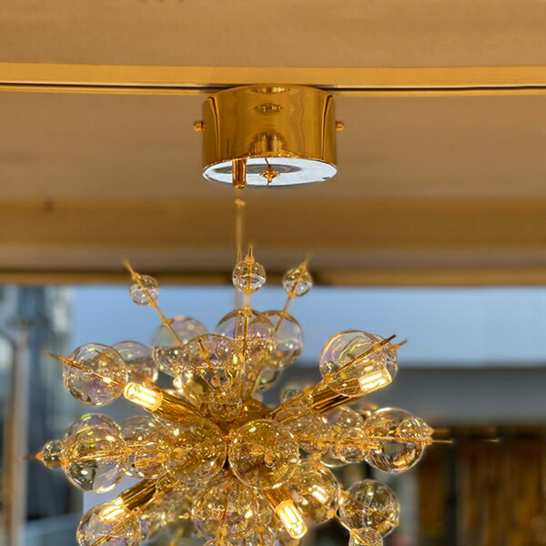 アンティーク風 フラワーシャンデリア 6灯 アンティーク風 フラワー