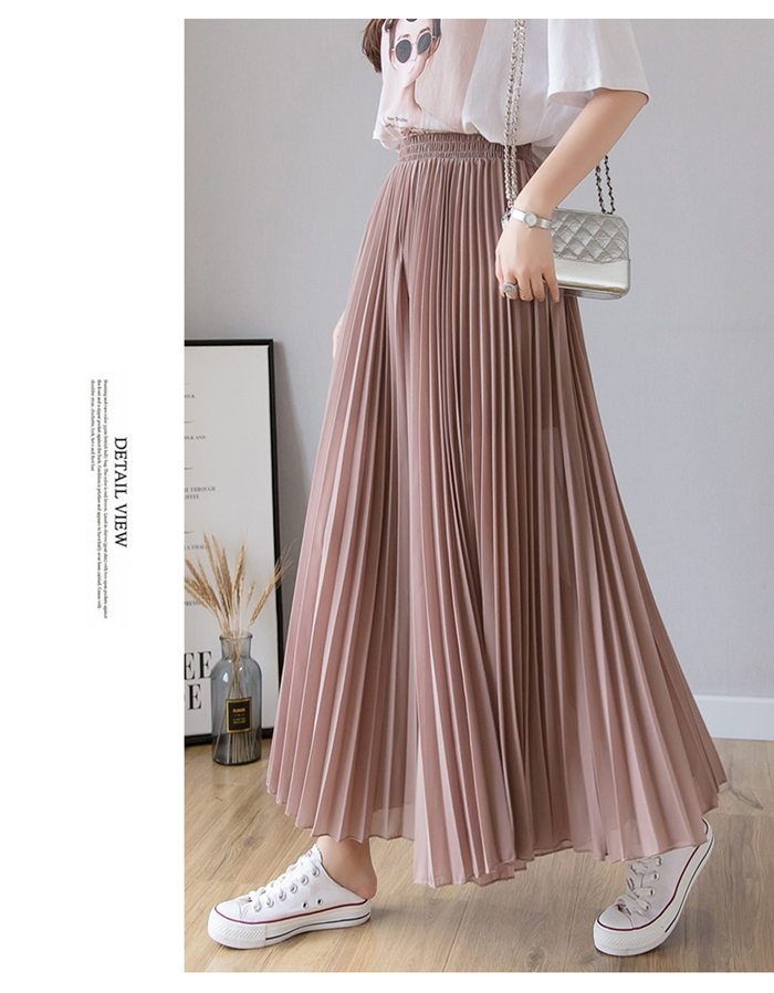 ビアズリー プリーツガウチョパンツ ビアズリー プリーツガウチョ