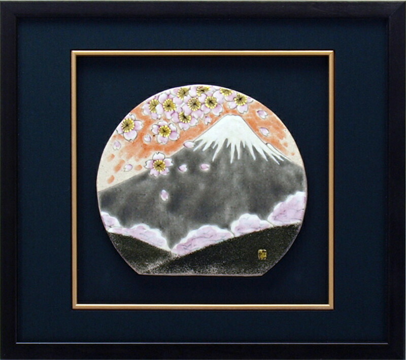 裸婦9信楽焼陶製美術品アート壁掛け