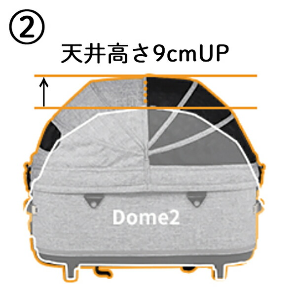 楽天市場】【AIRBUGGY FOR PET】エアバギー DOME3 COT LARGE ドーム3
