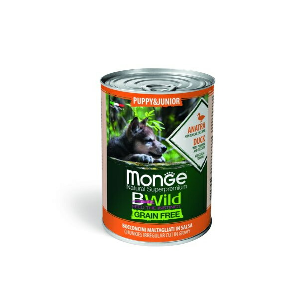 楽天市場】MONGE モンジュBwild ビーワイルド ウェット（缶）パピー