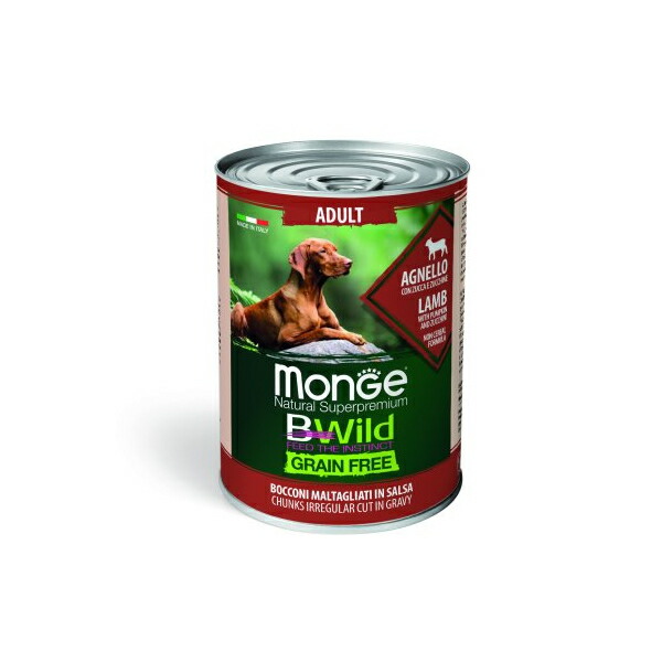 楽天市場】MONGE モンジュBwild ビーワイルド ウェット（缶）ラム