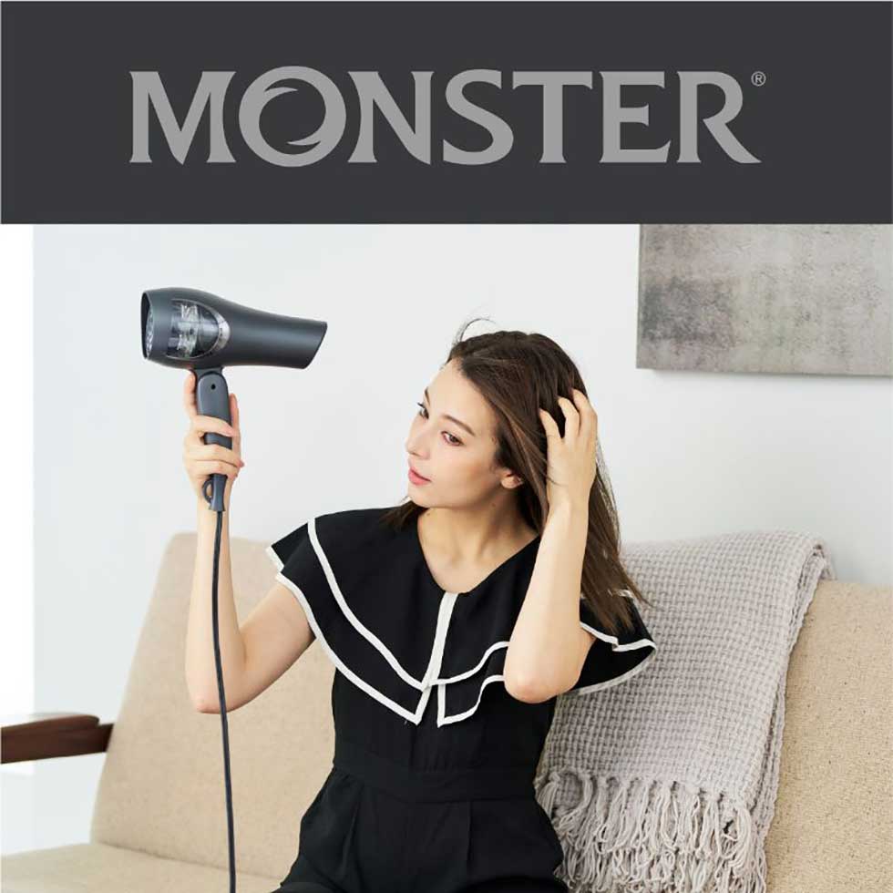 楽天市場】モンスター ダブルファンドライヤー KHD-W820 正規品 ヘア