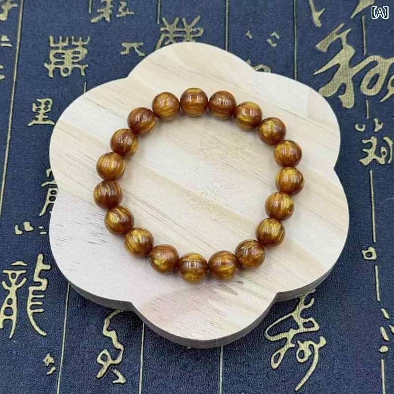 楽天市場】ブレスレット 男女兼用 金糸海柳 数珠 プラスチック 樹脂