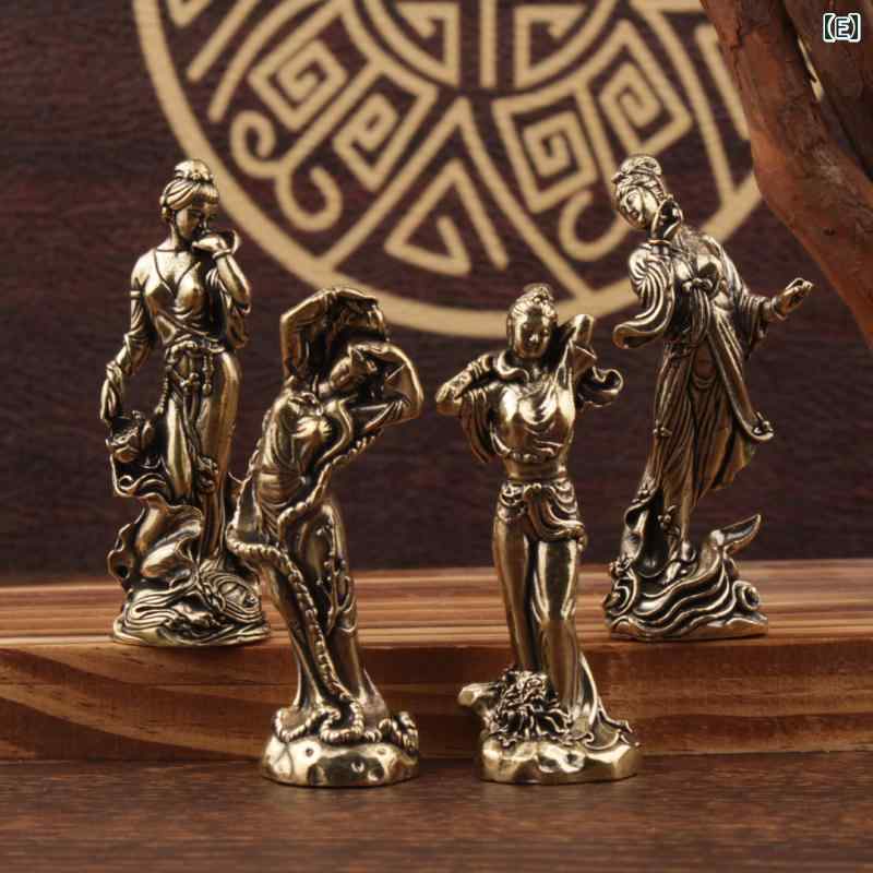 DN-A0713 真鍮 銅 きりん 置物 ビンテージ アンティーク ビンテージ