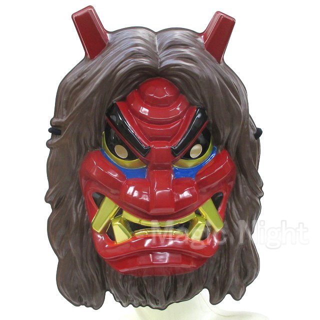 なまはげ？ 鬼の面 赤鬼 昭和 張子 楽天市場】秋田 なまはげのお面［赤