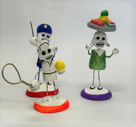 楽天市場】【メキシコ雑貨】カラベラ（骸骨）人形 : マグーズショップ