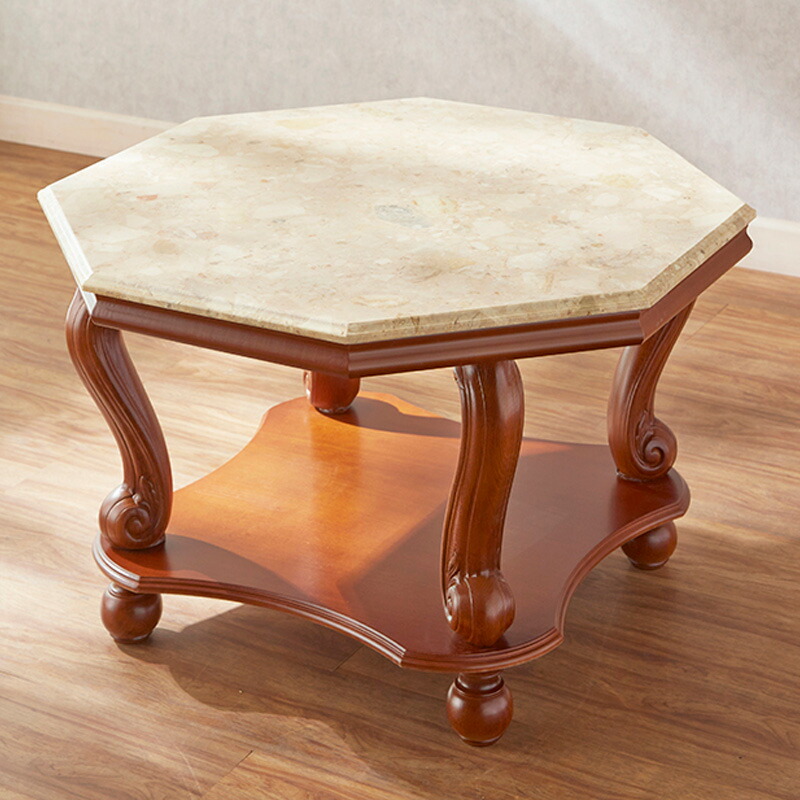 アンティーク 大理石センターテーブル 猫脚