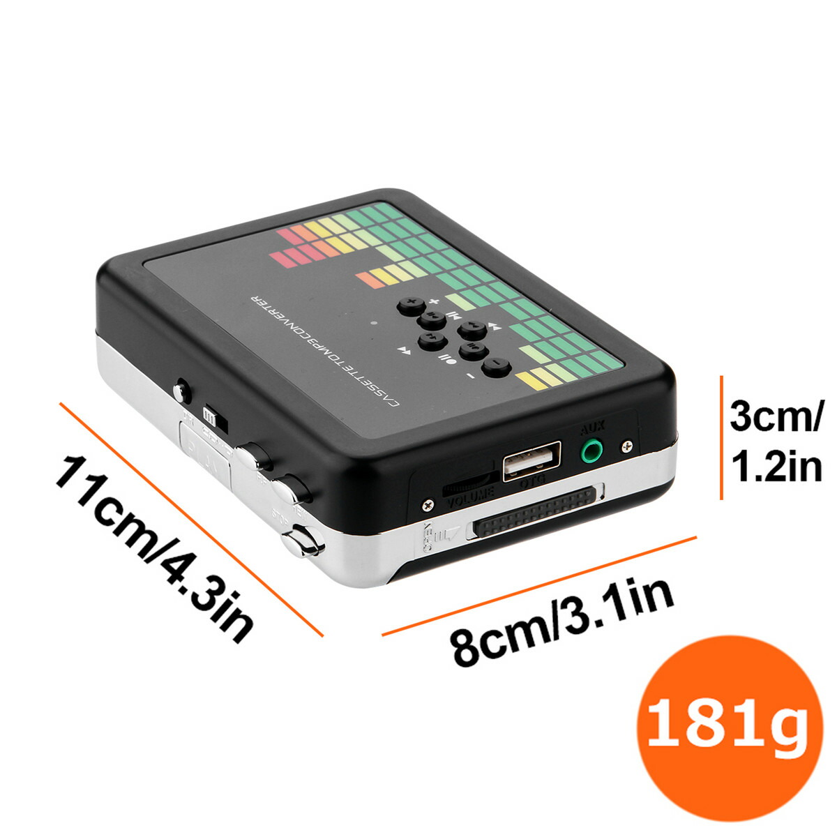 楽天市場】Blumway 高品質カセットテープUSB変換プレーヤー MP3