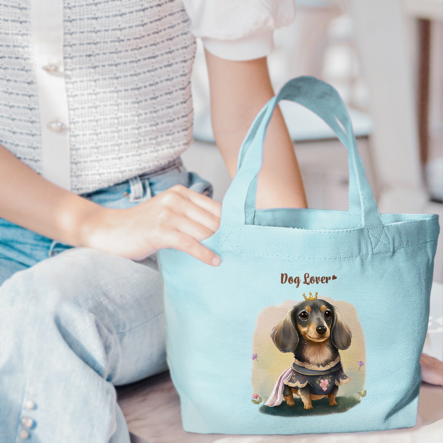 楽天市場】ダックスフンド 犬 お散歩バッグ かわいい 名入れ無料 ミニ