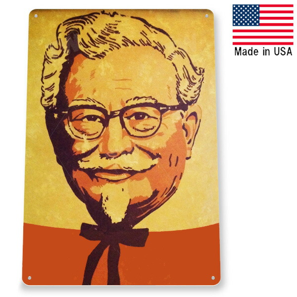 カーネル・サンダース 肖像画 KFC ケンタッキー カーネルサンダース