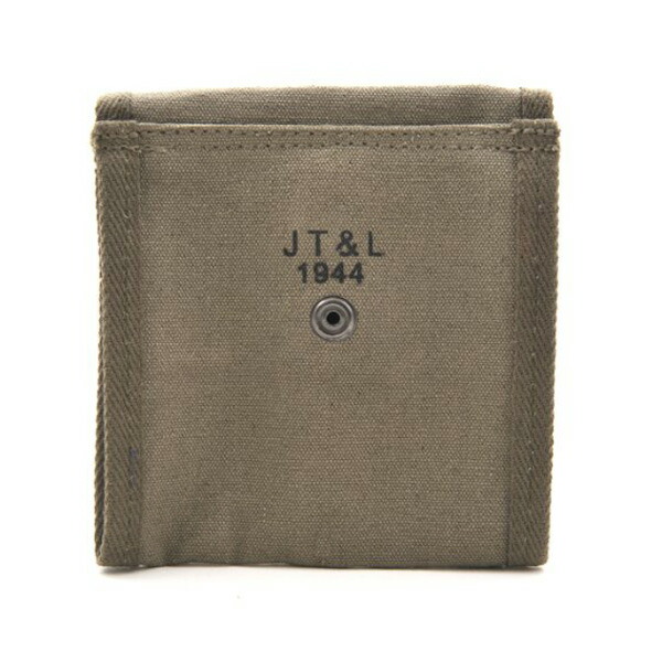 第二次大戦中 実物 U.S. 1944年製 3ポケットポーチ 第二次大戦中 実物