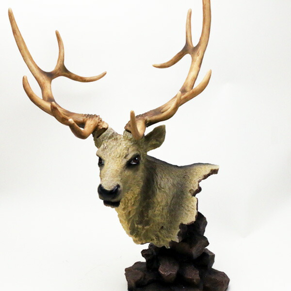 鹿の置物 オブジェ ビンテージ インテリア 置物 鹿 2体セット ゴールド