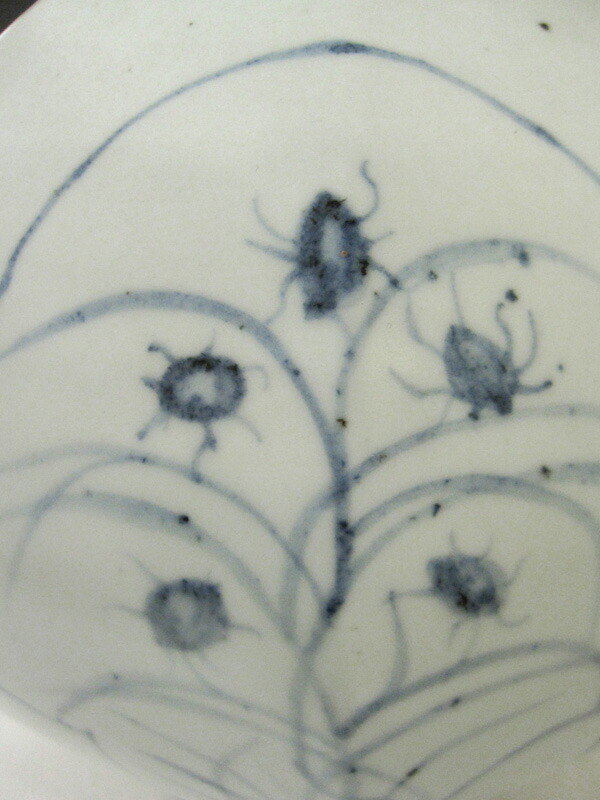 楽天市場】李朝 青花窓絵草花文面取壺 全高約29cm 韓国 朝鮮 希少 花瓶