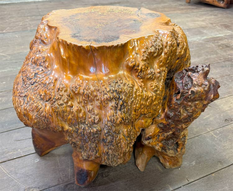 楽天市場】送料無料 自然木 木の根 オブジェ W50cm 花台 盆栽卓 根卓