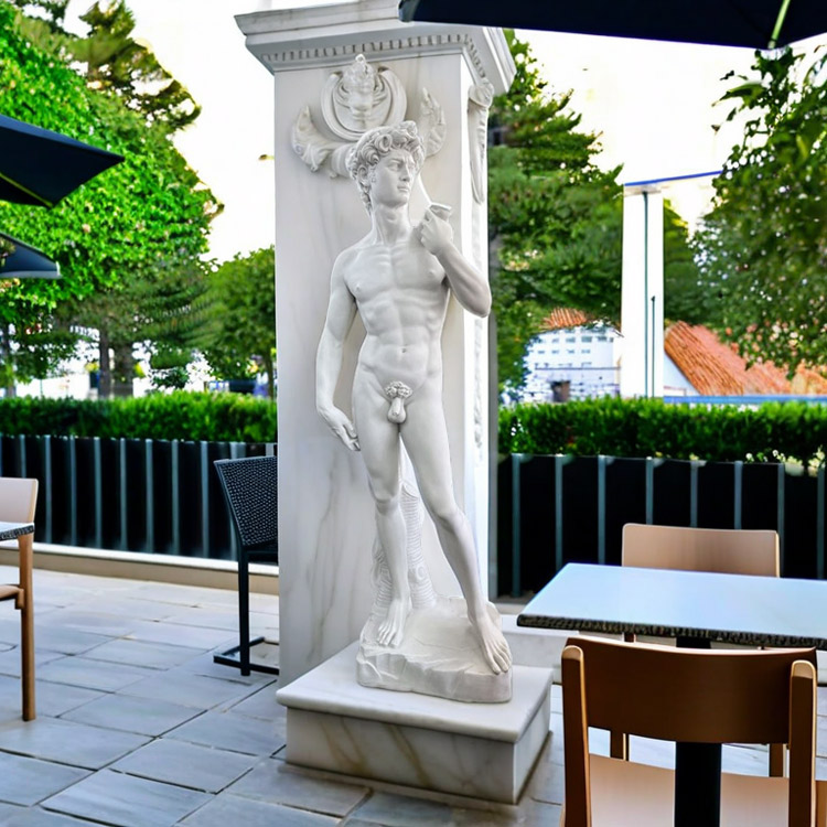 楽天市場】イタリア製 ダヴィデ像 石像 高さ約160cm ダビデ像 男性像