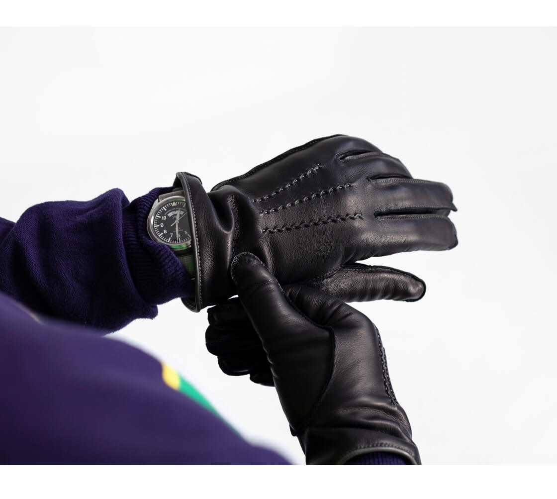 楽天市場】DENTS デンツ ALNWICK ヘアシープレザー カシミヤ裏地