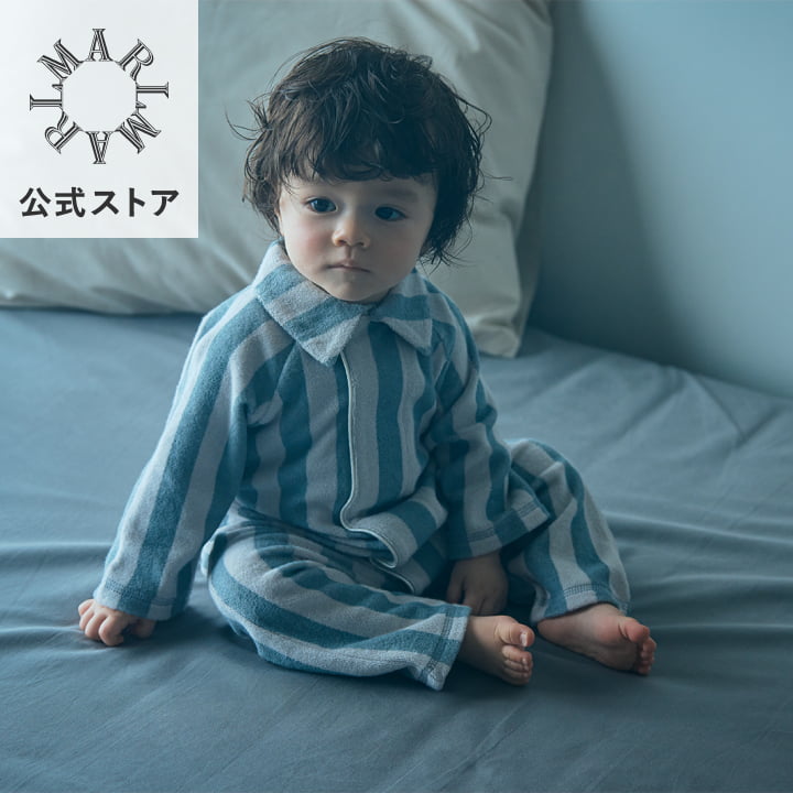 キッズ ナイトウエア 購入 パジャマ 部屋着 calmy 1 stripe キッズ