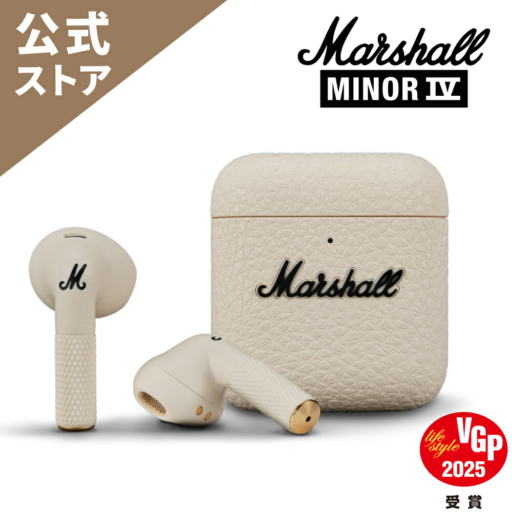 楽天市場】Marshall 公式ストア MINOR IV ワイヤレス イヤホン