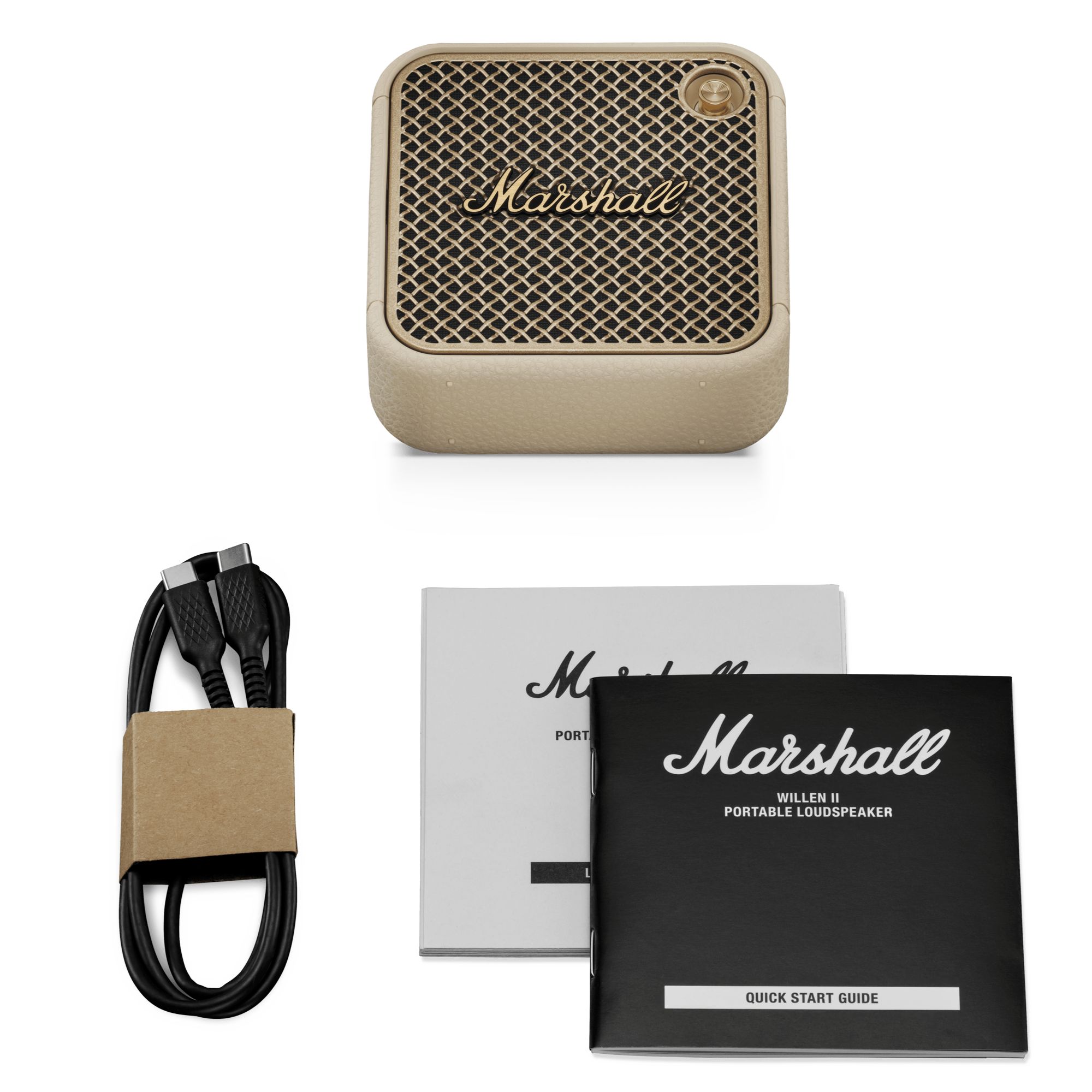 週末値引】Marshall WILLEN ポータブルスピーカー 白 週末値引