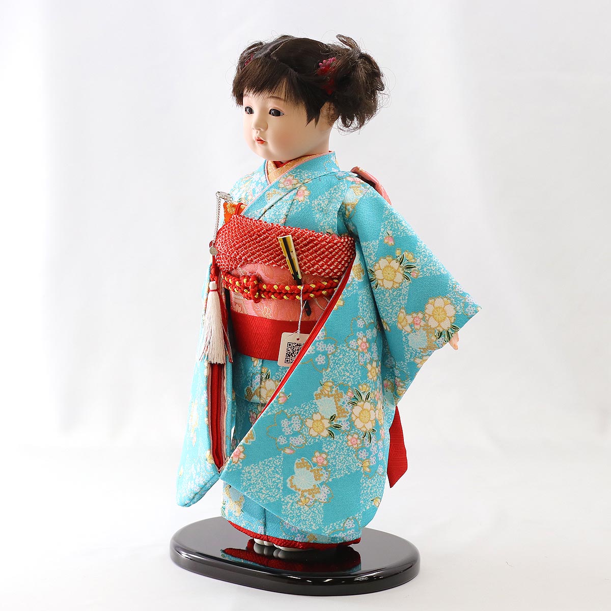 油絵 絵 絵画 インテリア F6-080118 市松人形 日本人形 可愛い 絵画