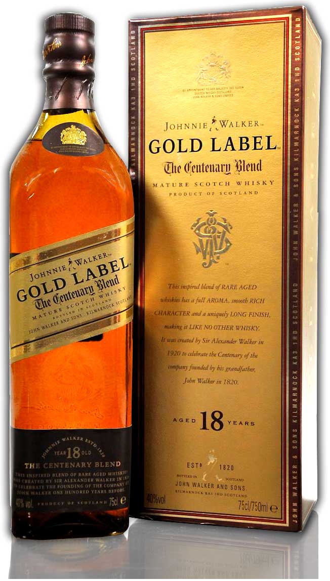 2025年最新】ジョニーウォーカー ブラックラベル 白紋章 金キャップの
