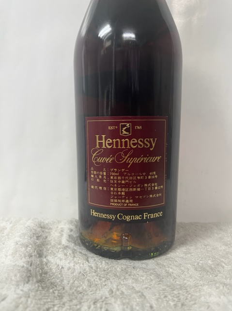 レトロ：赤ヘネヘネシー キュヴェ スペリオール 初期ボトル 正規品