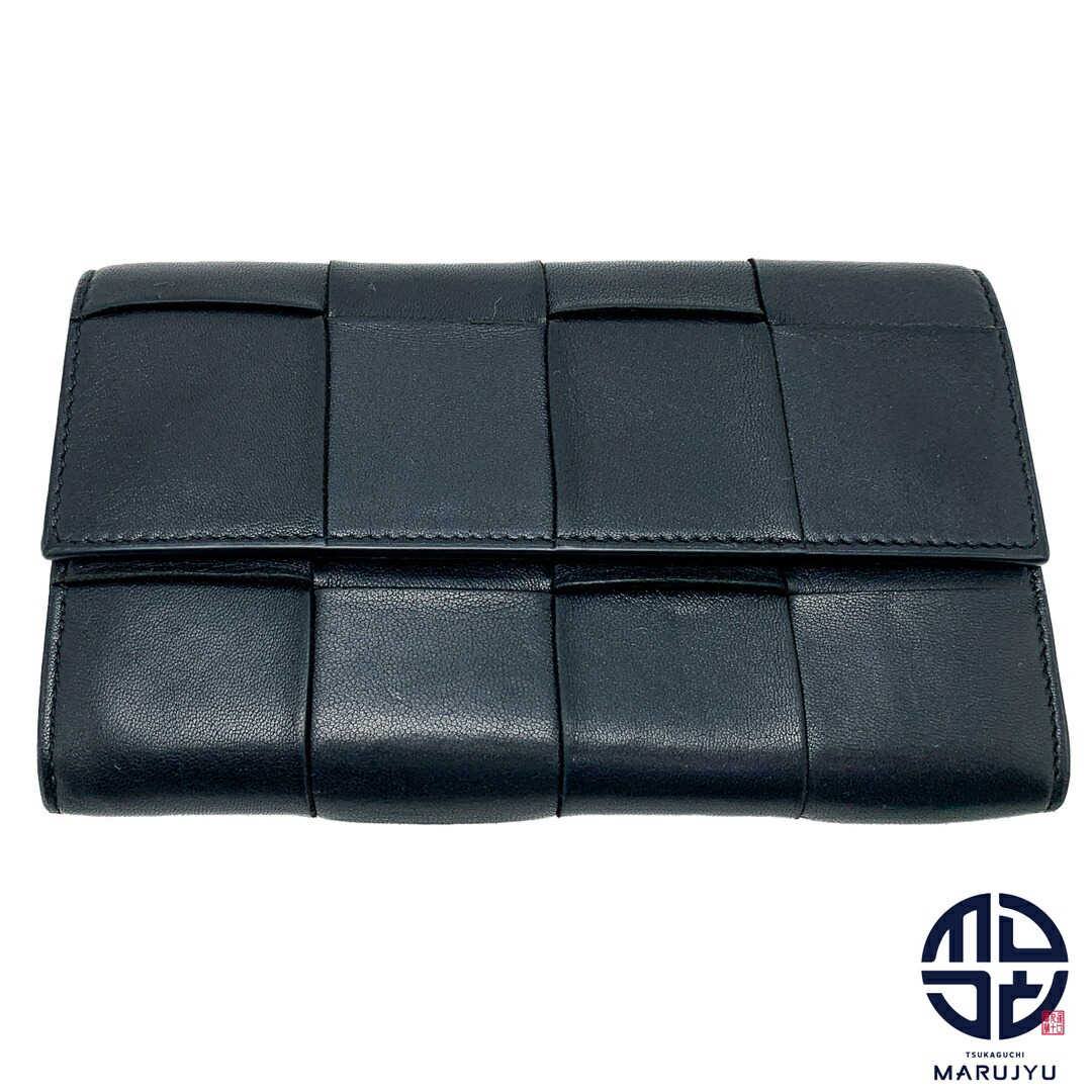 ボッテガヴェネタ カセット ラージ フラップウォレット 長財布