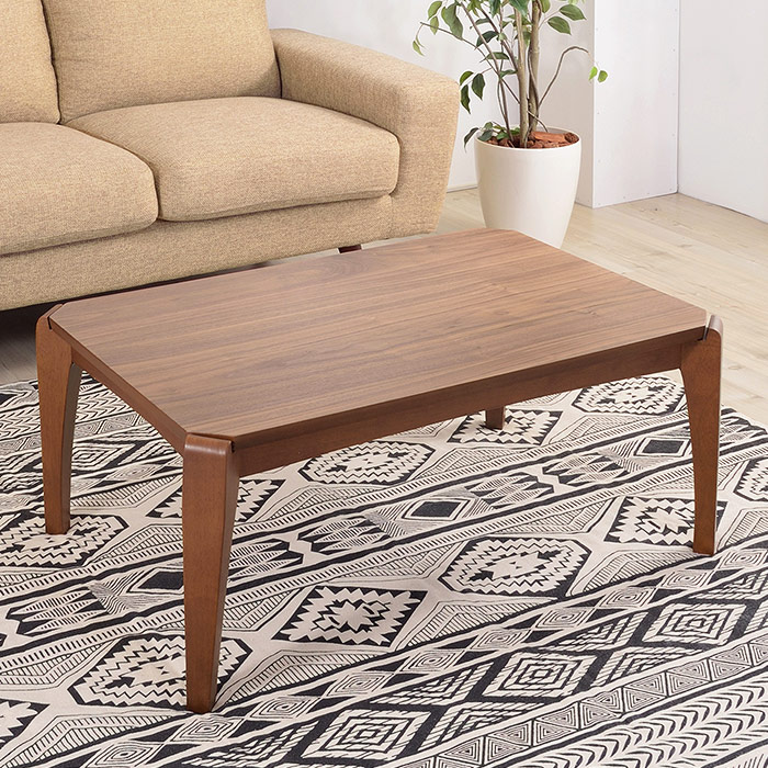 楽天市場】木製 コタツテーブル 長方形 幅90cm奥行60cm こたつテーブル