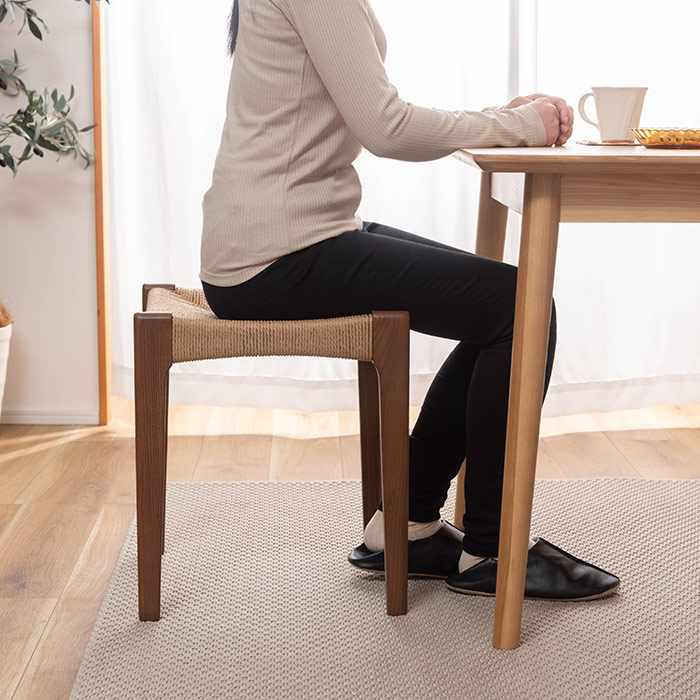 楽天市場】ペーパーコード スツール 木製スツール 椅子 いす デスク