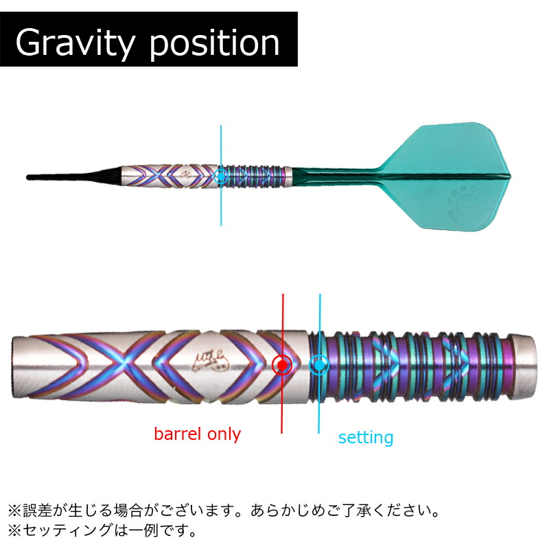 楽天市場】ダーツ バレル ミラクル G6 ライト 鈴木未来 MIRACLE G6