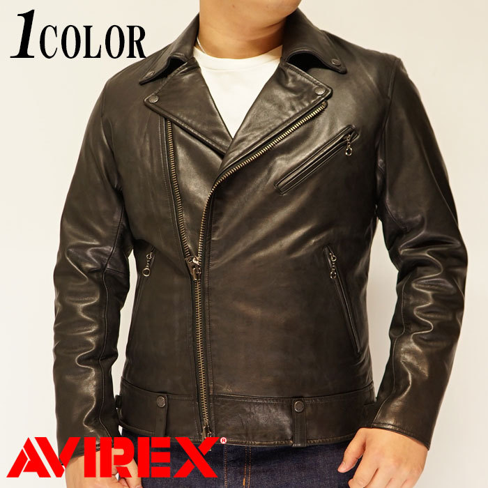 楽天市場】AVIREX アヴィレックス レザー ジャケット ダブル