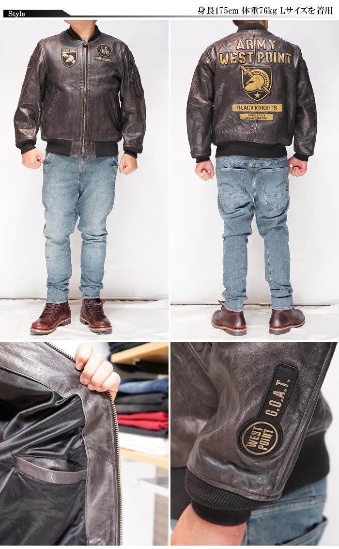 楽天市場】スーパーセール 10%OFF AVIREX アヴィレックス レザー ラム