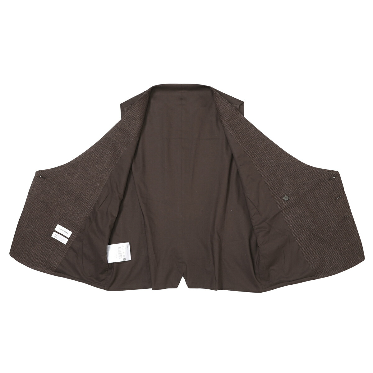 未使用級】タリアトーレ TAGLIATORE ジレ ブラウンSize48