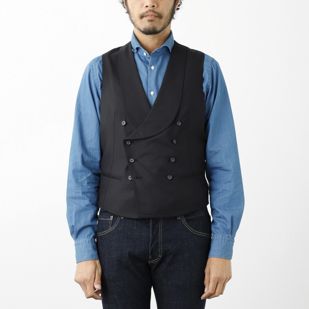 TAGLIATORE タリアトーレ ネイビー ダブルブレスト スーツベスト