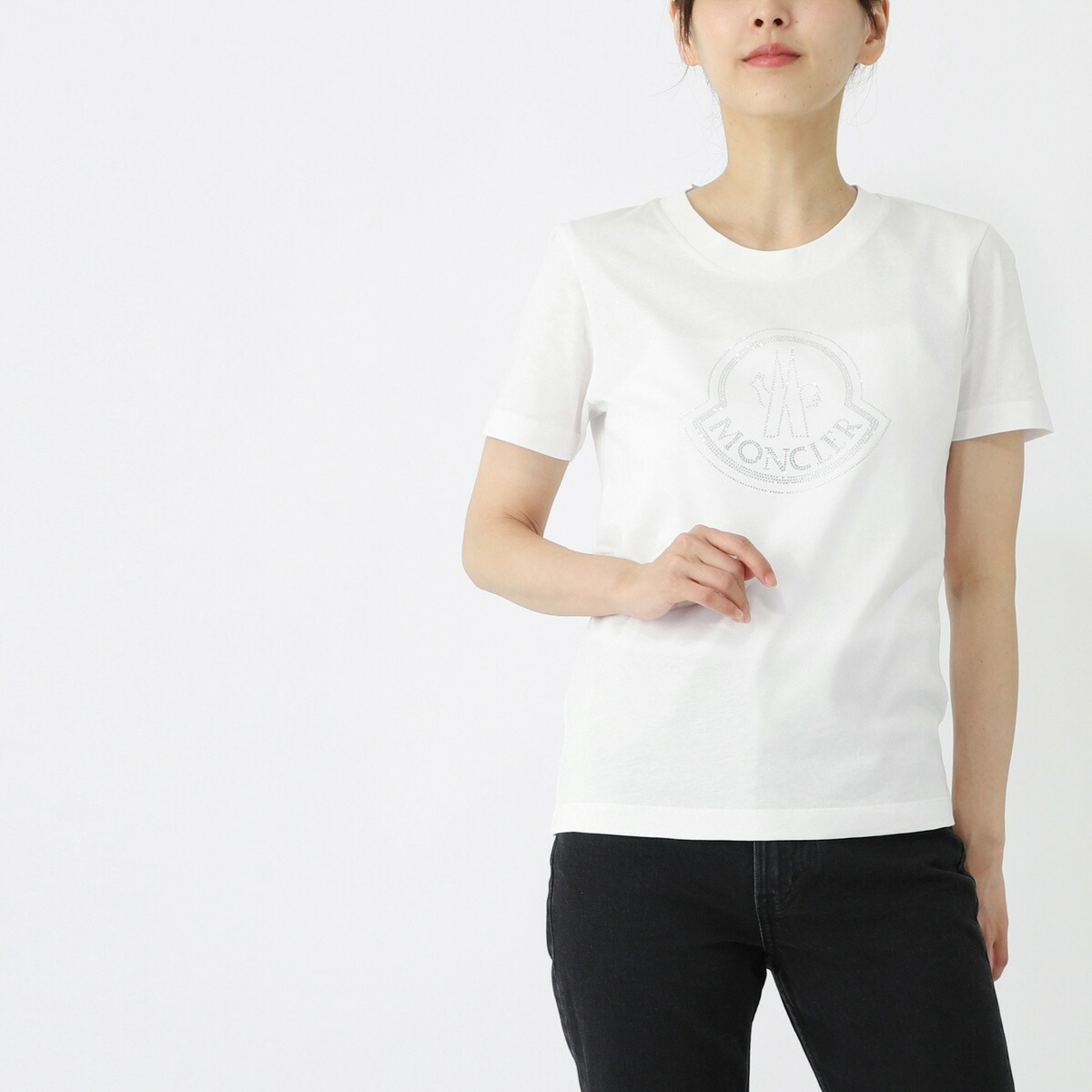 MONCLER Tシャツ ホワイト クルーネックTシャツ 【公式通販】